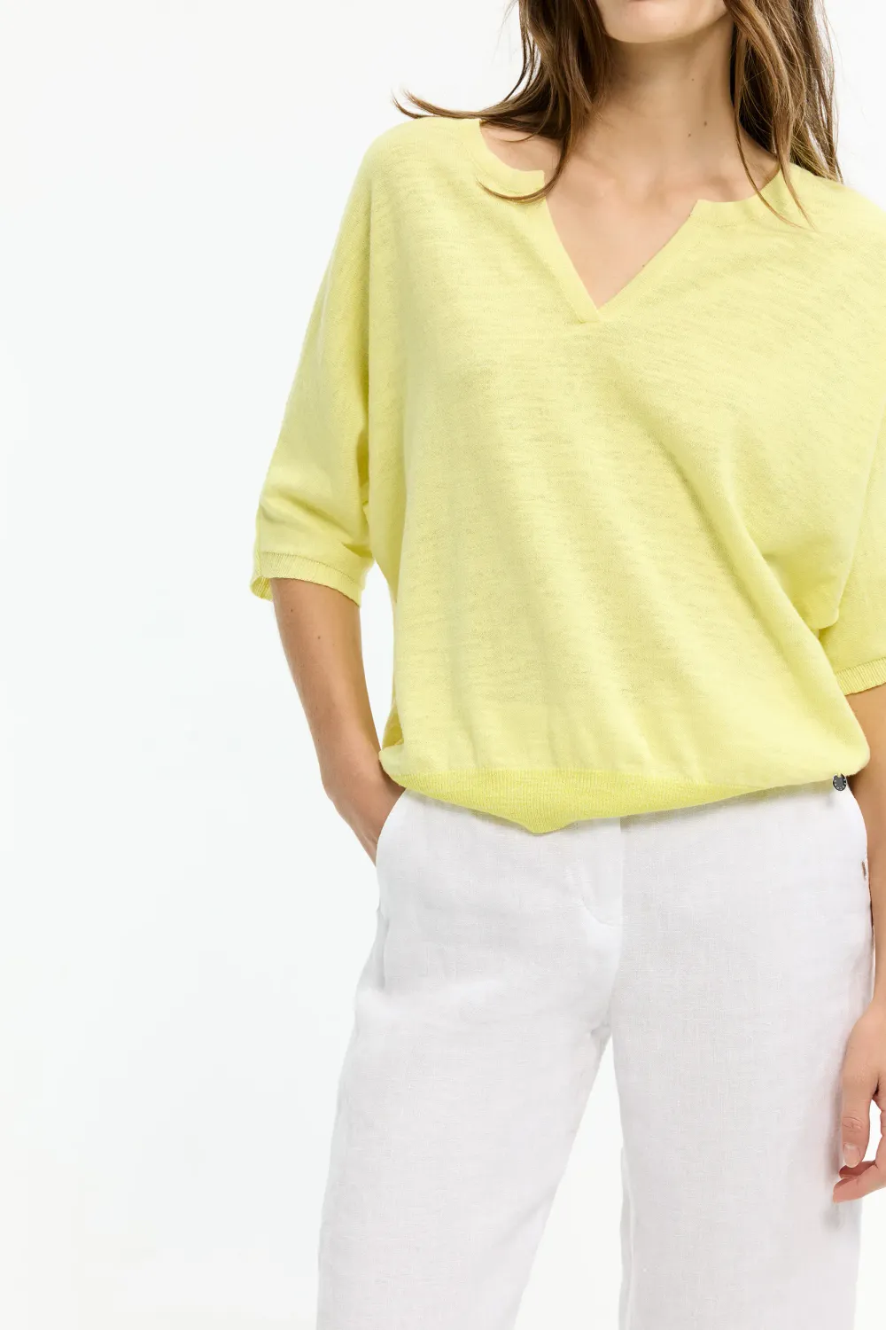 Xandres pull geel ROMOLLA 29528-01-1051
