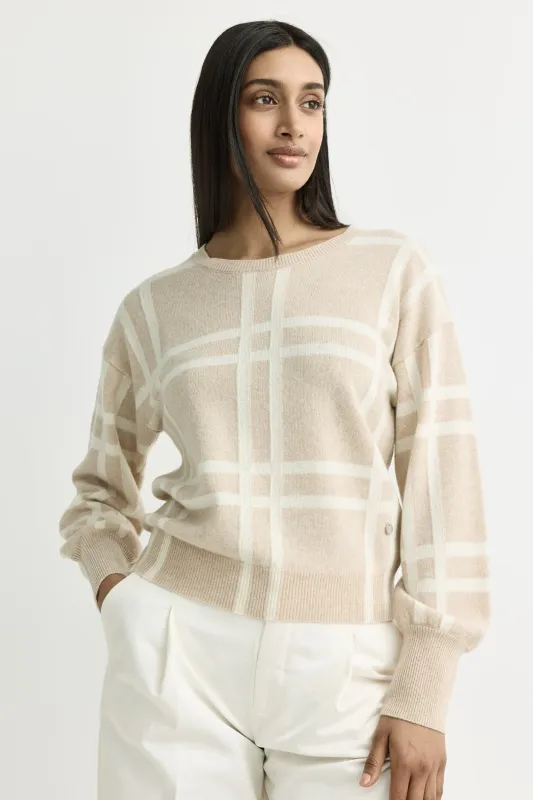 Xandres pull beige ecru SARA 29602-01-0385
