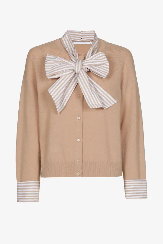 Xandres gilet beige ALIANNE 29505-01-0386