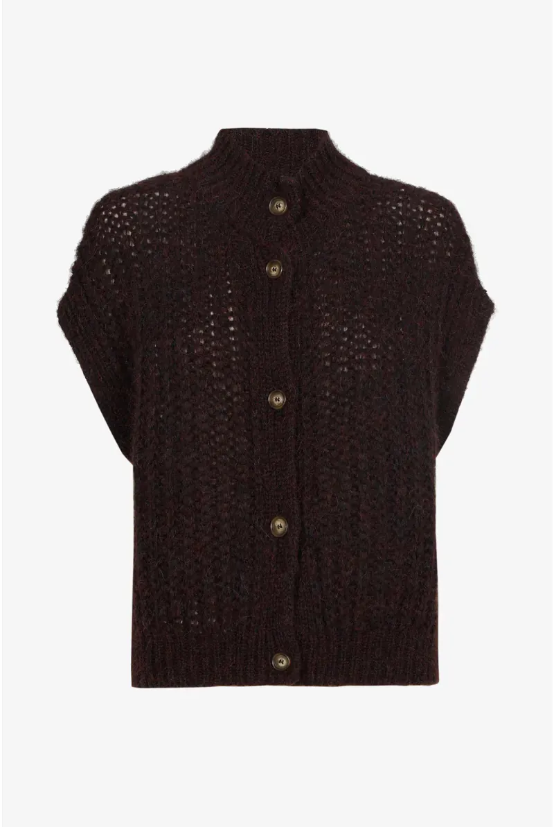 Xandres gilet bruin BRUMELLIA 29571-02-3281 Xandres gilet bruin BRUMELLIA 29571-02-3281