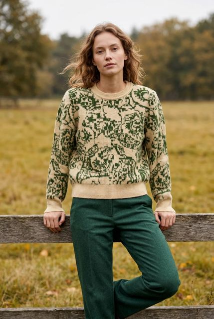 More than that pull margot beige green