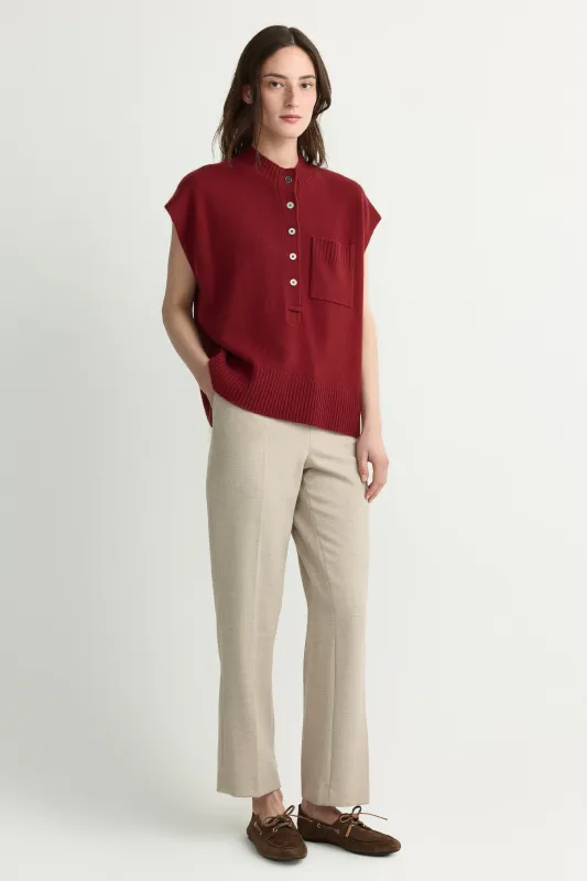 Xandres debardeur bordeau ASTILBE 29650-01-0210