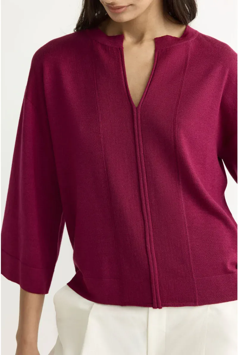 Xandres pull bordeau ZANTOS 29580-01-6680