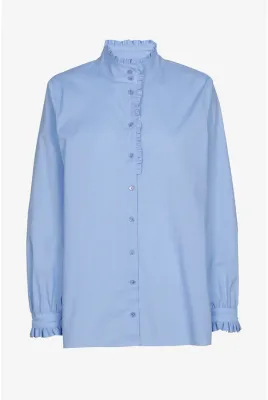 Xandres chemisier blauw HELLA 14621-01-2480