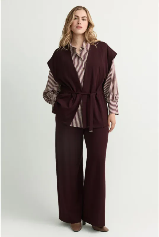 Xandres gilet bordeau X-GITTA 29637-01-0491