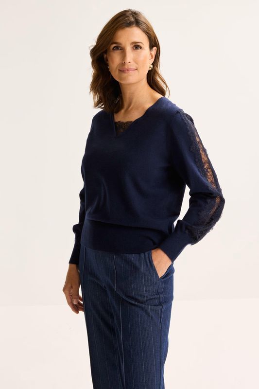 Mayerline pull blauw amour 6619 364