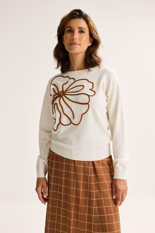 Mayerline pull ecru ayo 6684 028
