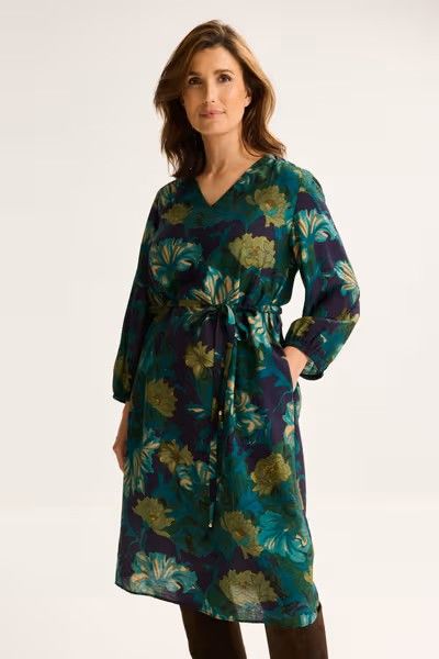 Mayerline kleed blauw groen ranka 6319 364