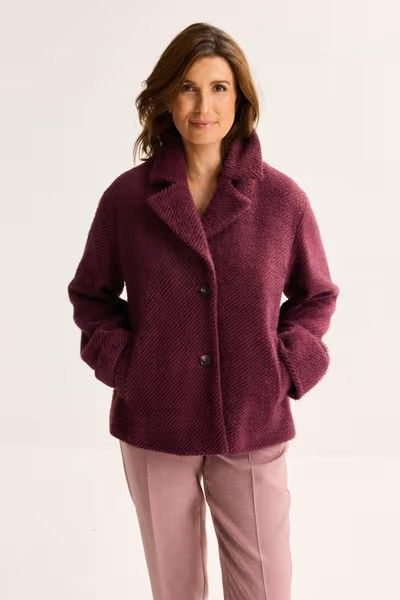 Mayerline vest visgraad bordeau olmas1 6054 900