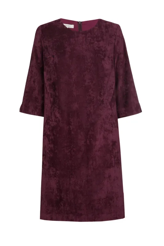 Marie Mero kleed fluweel bordeaux 510 dt11 176
