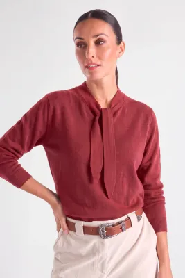 Marie Mero pull steenrood 456 pu98 ber