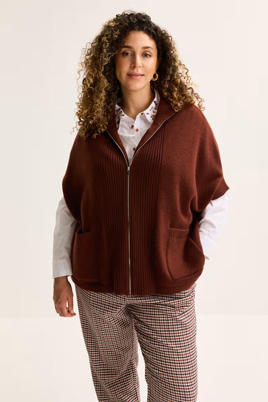 Mayerline gilet steenrood adunas 6620 548