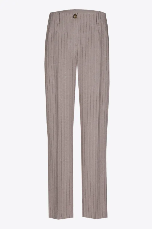 xandres broek beige gestreept POLIETOR - 14619-01-0715