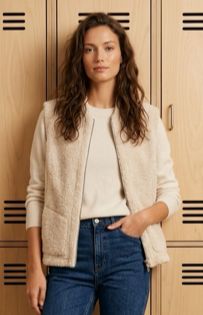 Sommermann gilet grege 7002 51 346 curly