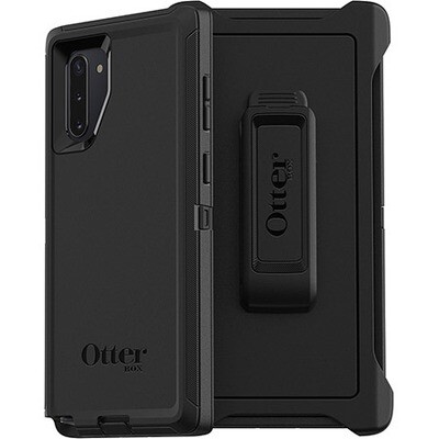 Case Otter Box Defender Series Galaxy Note10, Color Negro
