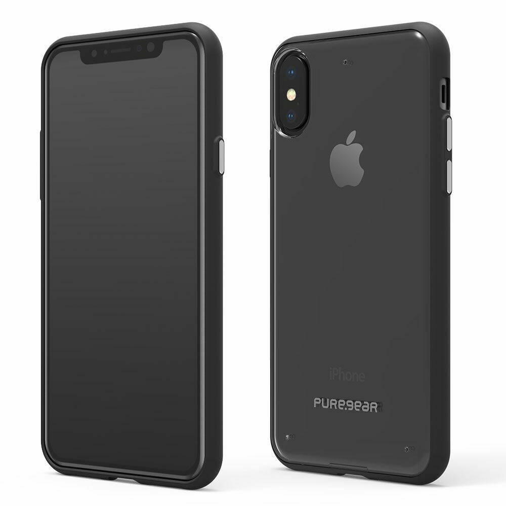 Puregear  iPhone Xs/X Cases Slim Shell - Color:  Clear/Black