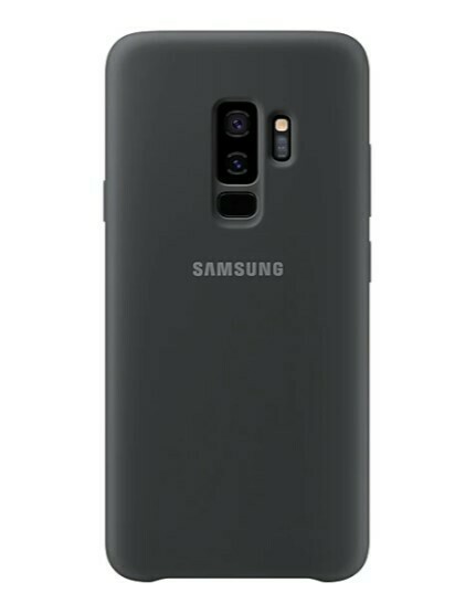 Samsung Silicone Cover, Galaxy S9+, Color Negro