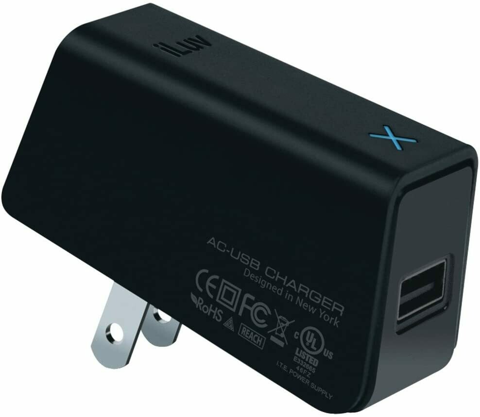 Adaptador USB ILUV cargador de CA / CC; funciona con iPad (R)