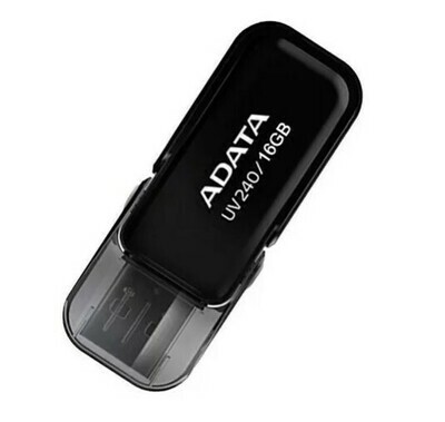 Memoria USB Adata 16GB, Color Negro