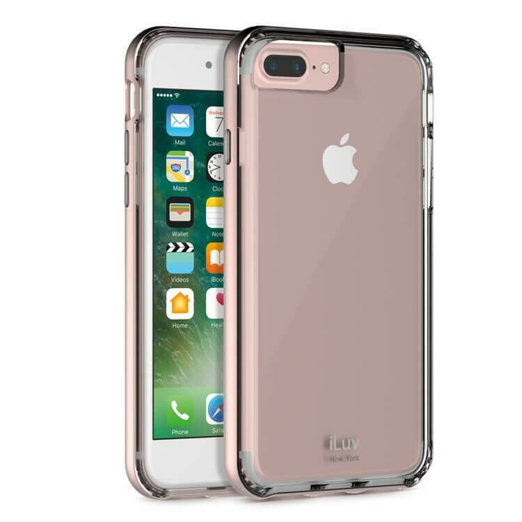 Case iLuv Forja de metal Para iPhone 7, Color Rosado