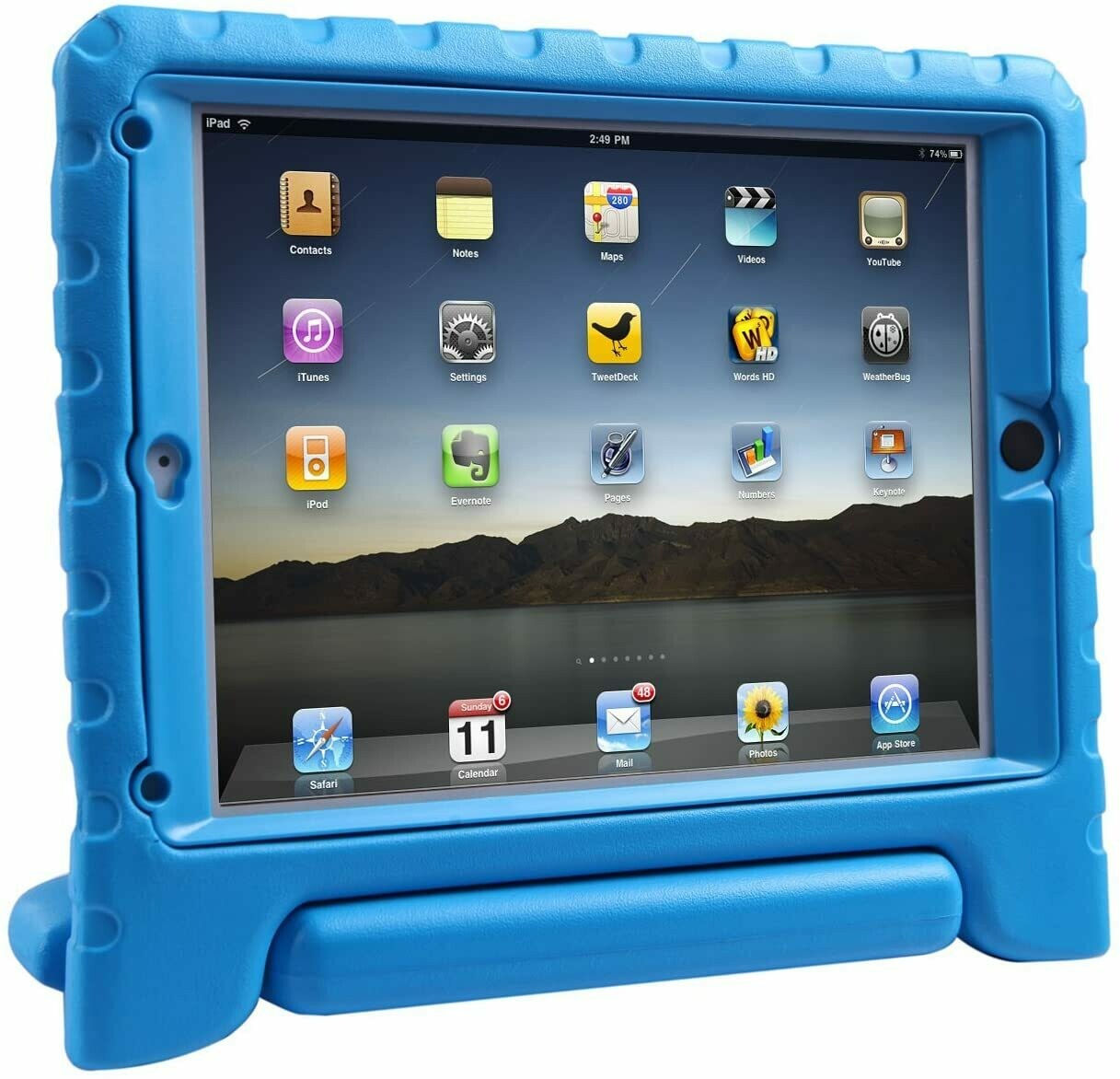 Funda para iPad Air 1 y 2, Color Azul