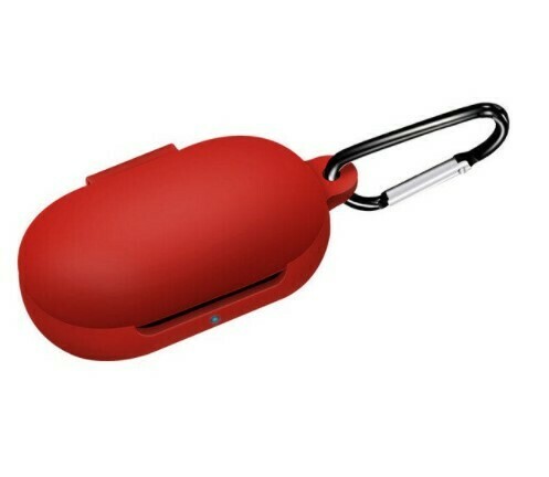 Funda protectora de silicona para Galaxy Buds/Buds+, Color Rojo