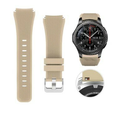 Pulso Smart silicona Samsung Watch S3 / 46mm - Beige