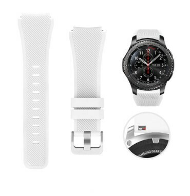 Pulso Smart silicona Samsung Watch S3 / 46mm - Blanco