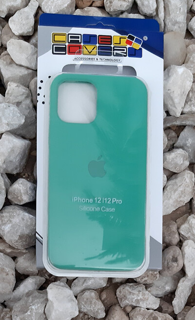 Case de Silicona iPhone 12 / Pro - Verde Menta