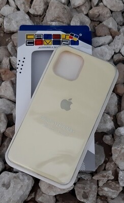 Case de Silicona iPhone 12 Pro Max, Amarillo Claro