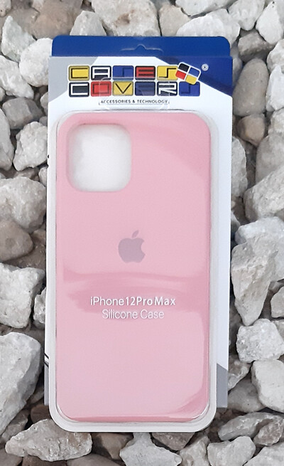 Case de Silicona iPhone 12 Pro Max, Rosado