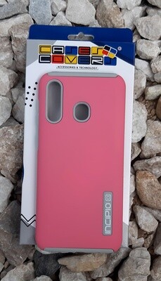 ​Case Dual Pro Incipio Samsung Galaxy A20, Rosa/Gris