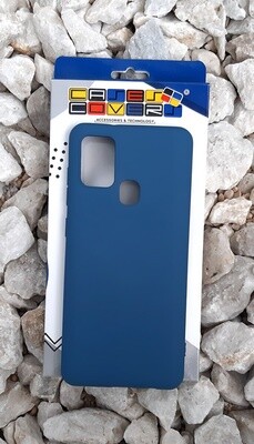 Case de silicona Samsung Galaxy A21S, Azul