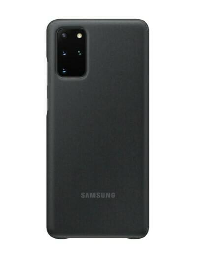 Smart Clear View Cover Galaxy S20+, Negro