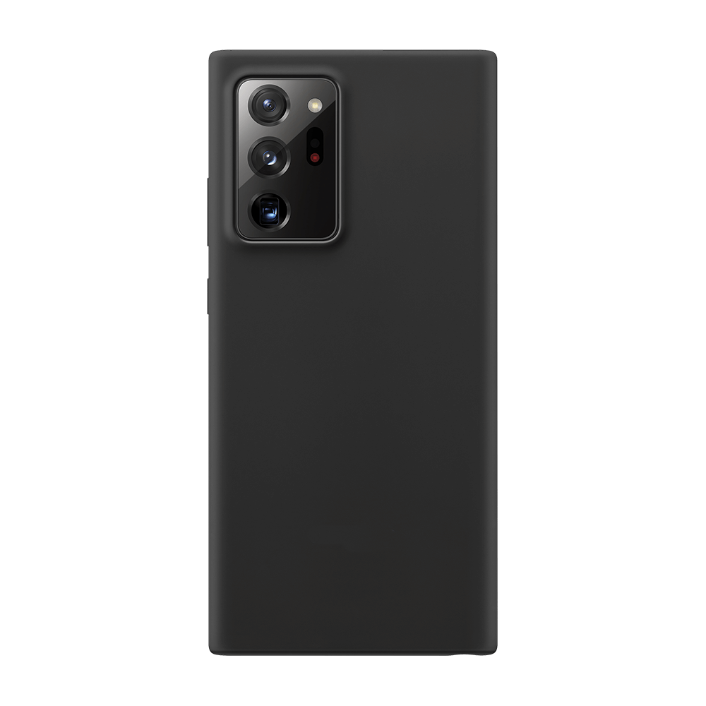 Case de silicona Samsung Galaxy Note20 Ultra, Negro