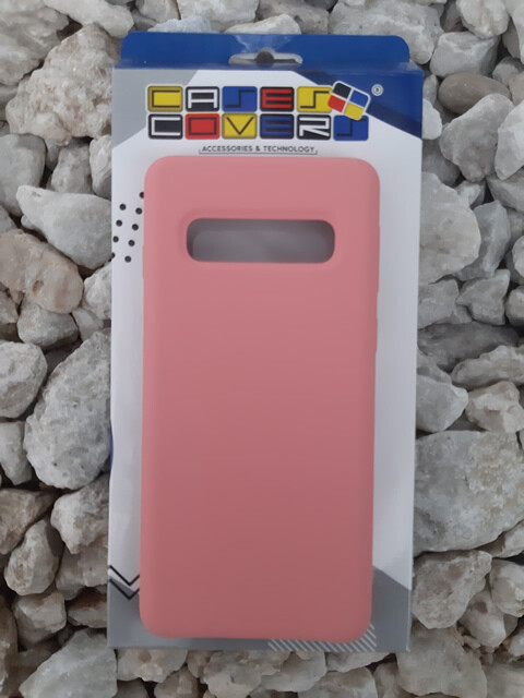 Case de Silicona Samsung Galaxy S10 - Color Rosa