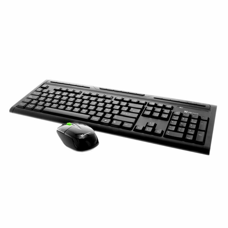Dúo multimedia inalámbrico de mouse y teclado