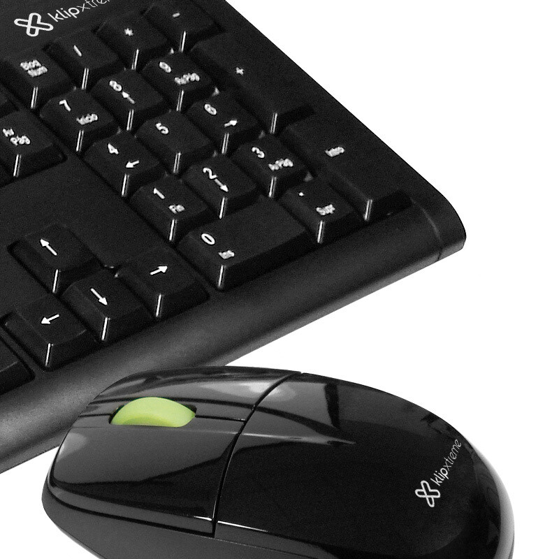 Dúo multimedia inalámbrico de mouse y teclado