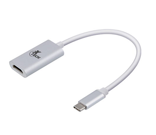 Adaptador Xtech con conector USB Tipo-C macho a HDMI hembra