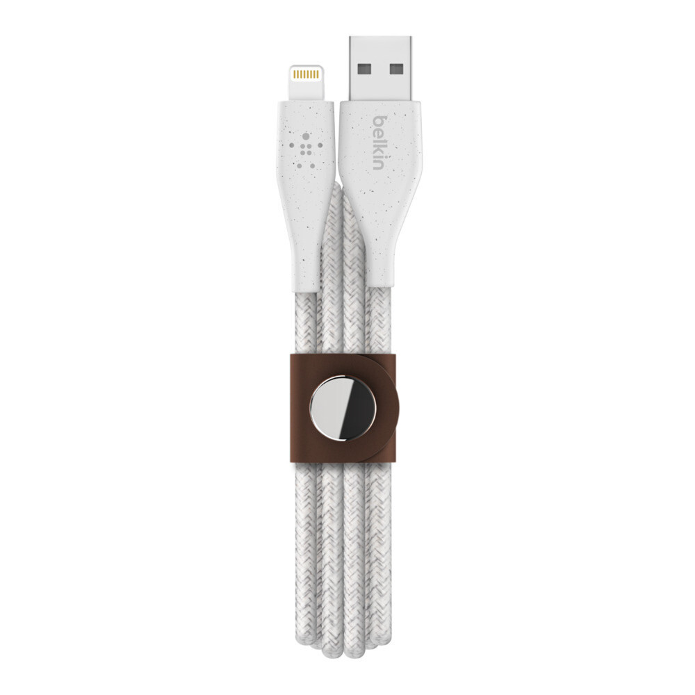 Cable Belkin DuraTek Plus Lightning a USB-A con correa - 3M