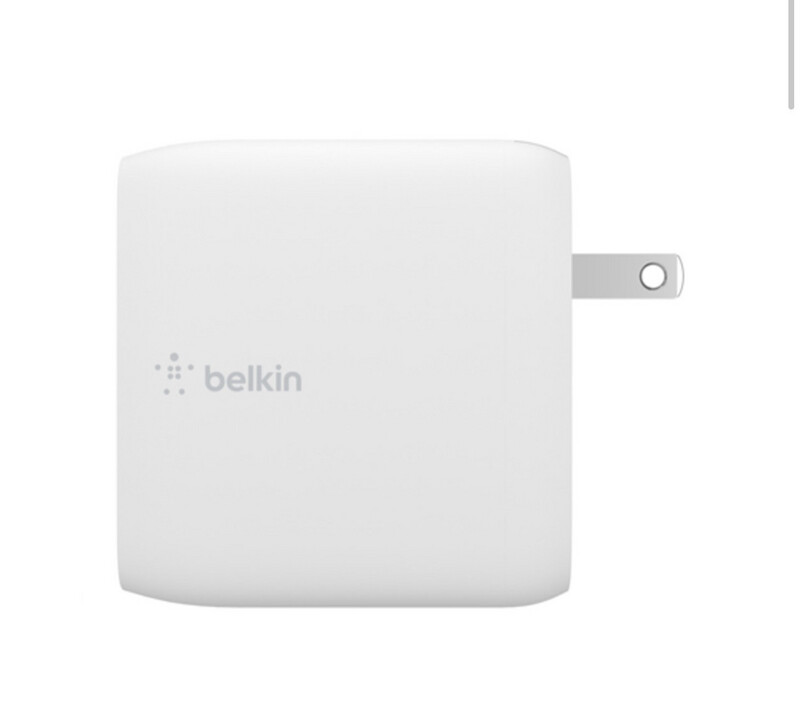 Cargador Pared BELKIN Dual USB-C 68W 50C/18C