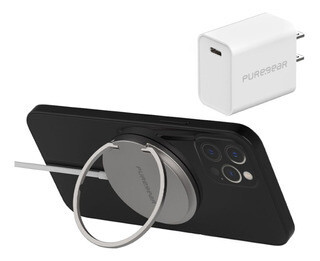 Puregear Cargador Inalámbrico Magnético 15w + Adaptador 20w