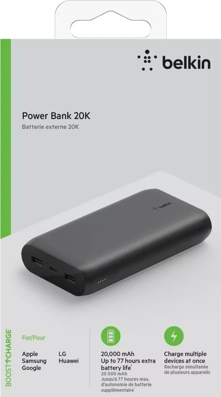 PowerBank Belkin 20.000 mAh 15w