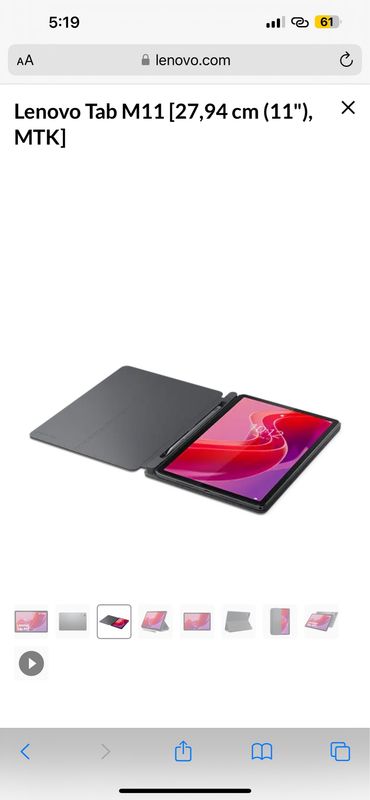 TABLETA LENOVO TAB M11 MODEL TB330XU 4RAM/128GB ALMACENAMIENTO