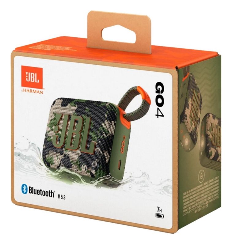 Parlante JBL Inalámbrico Bluetooth GO4 4.2W verde Camuflado