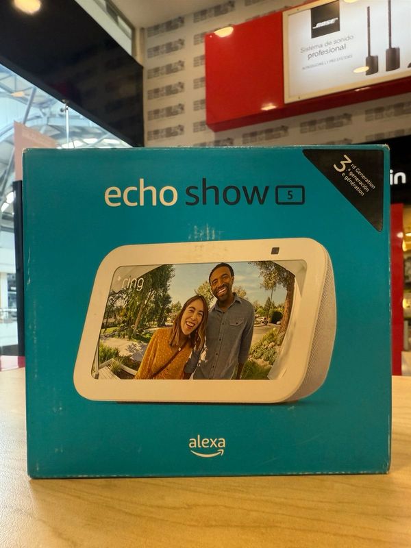 ALTAVOZ INTELIGENTE AMAZON ECHO SHOW 5 DE 3.ª GENERACIÓN DE 4W RMS, BLANCO
