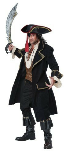 DELUXE PIRATE CAPTAIN/ADULT 