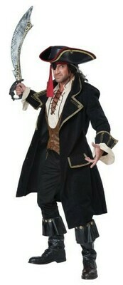 DELUXE PIRATE CAPTAIN/ADULT 