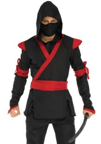 5pc Ninja  red , includes shirt