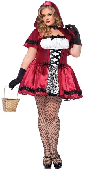 2 PC.Gothic Red Riding Hood